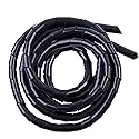 Gardner Bender FSP-BLACKTC, Black Spiral Wrap 3 ½ ft, 2 Piece