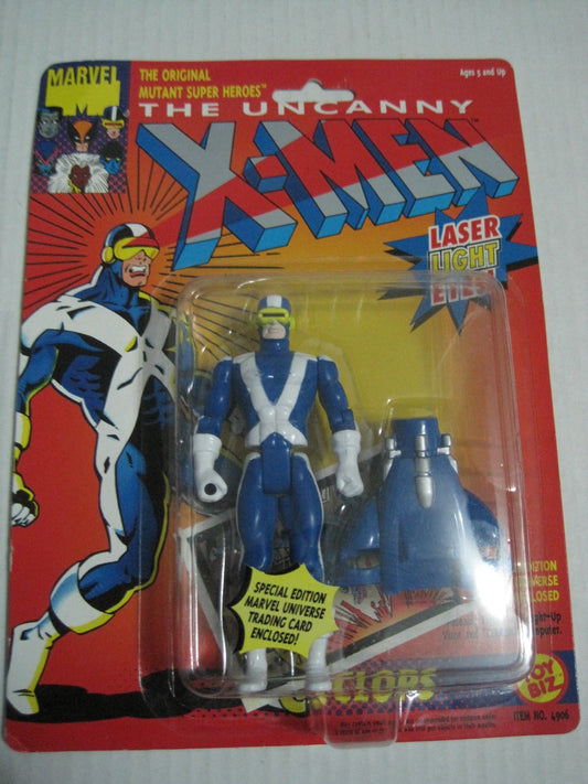 Toy Biz Marvel The Uncanny X-Men Cyclops (Laser Light Eyes) Action Figure 4.75 Inches