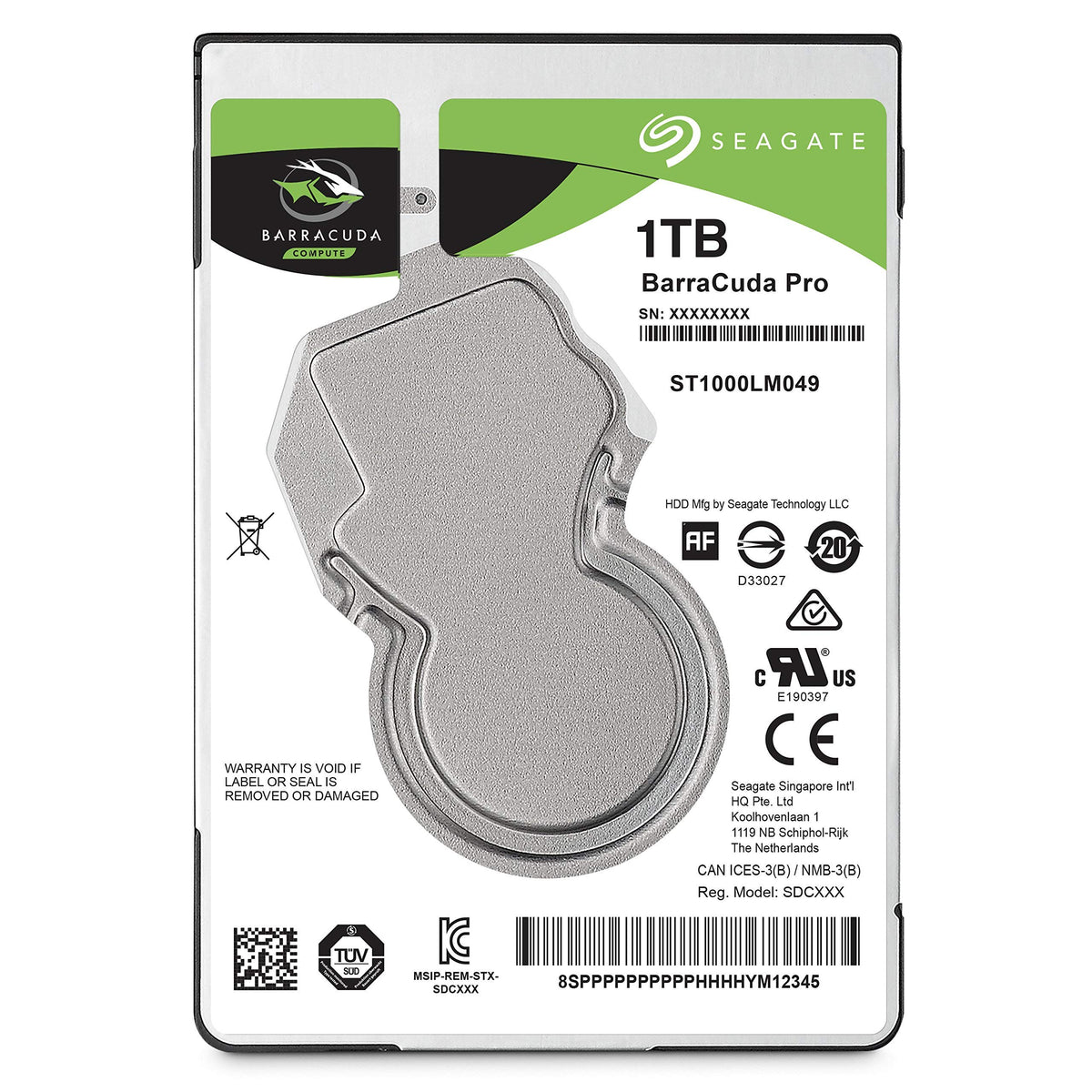 Seagate 1TB Barracuda Pro SATA 6Gb/s 128MB Cache 2.5-Inch Internal Hard Drive (ST1000LM049) (Renewed)