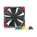 Noctua NF-S12A PWM chromax.Black.swap, Premium Quiet Fan, 4-Pin (120mm, Black)