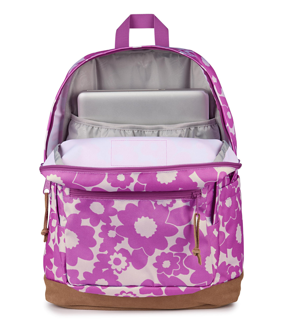 JanSport Right Pack Backpack - Durable Daypack with Padded 15 Laptop Sleeve, Spacious Main Compartment & Integrated Water Bottle Pocket - Blossom Bae