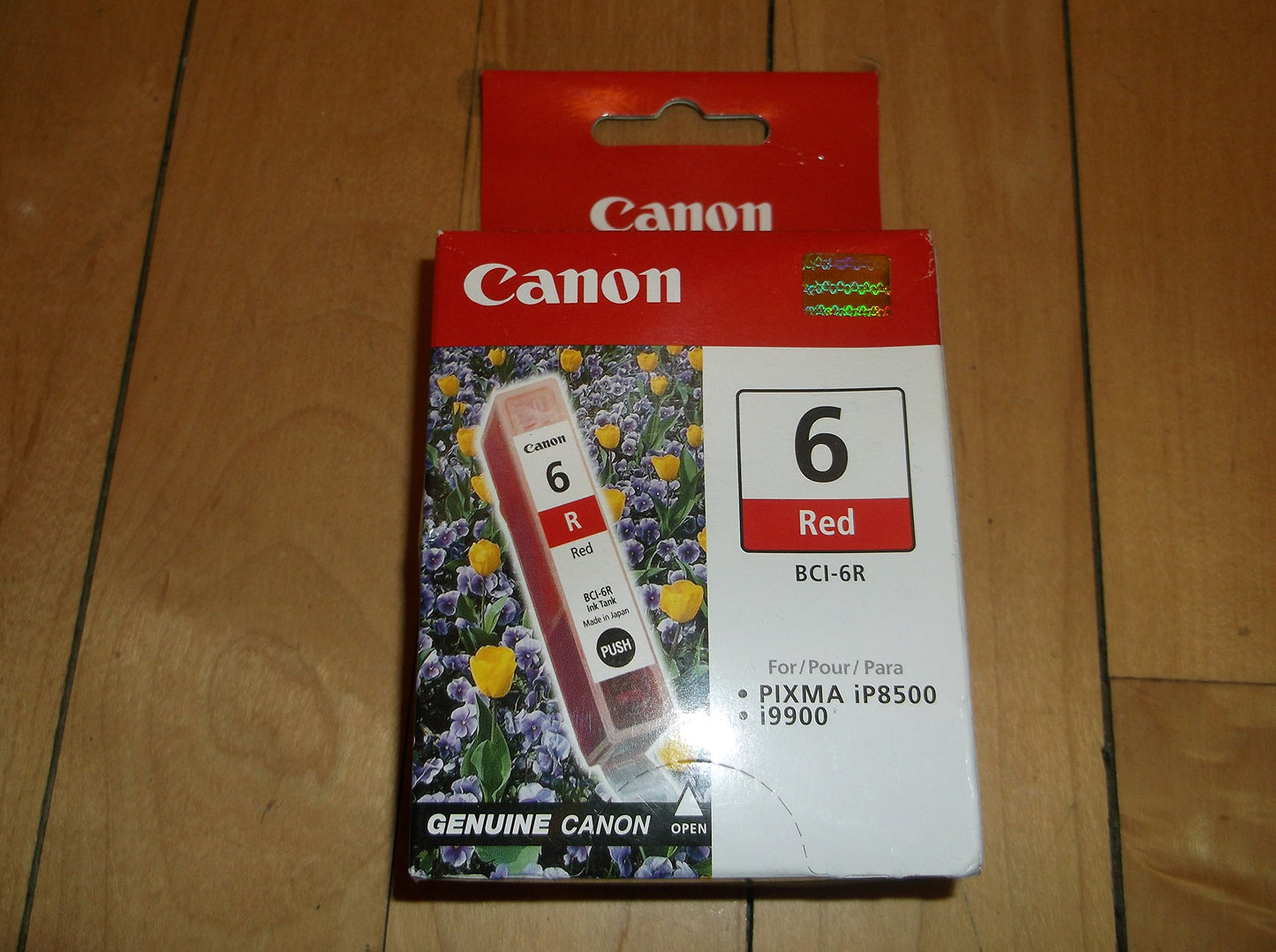 Canon BCI6R (BCI-6) Ink Tank, 370 Page-Yield, Red (CNMBCI6R)