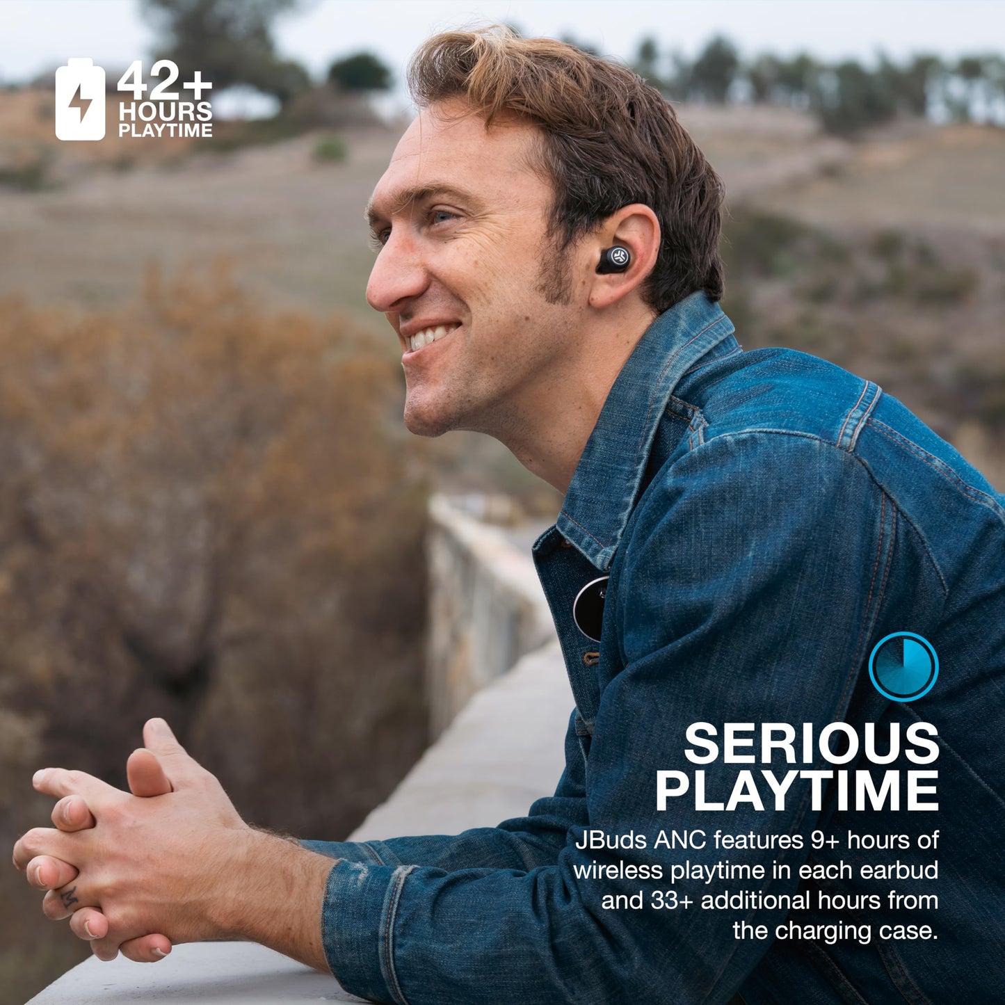 JLab JBuds ANC 3True Wireless Earbuds (Renewed)