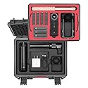 Carrying Case for Insta360 X4, Waterproof Protective Hard Travel Case Organizer for Insta 360 X4 Accessories, Dual Layer, Shockproof, Large Capacity