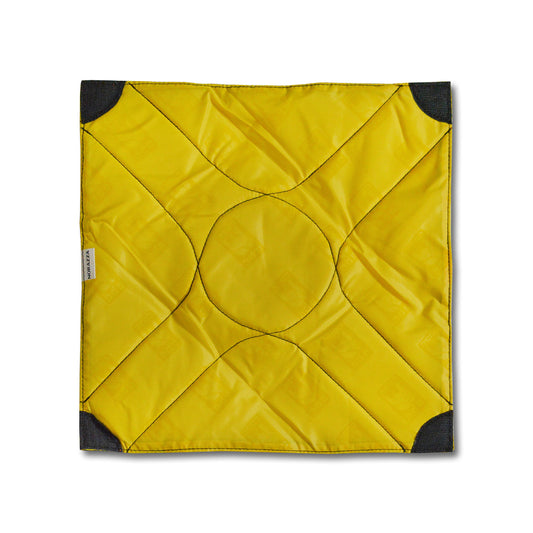 Ape Case Cubeze Padded Wrap (ACGW12); 12"x12" Square; Velcro Closure; Black Exterior, Yellow Interior