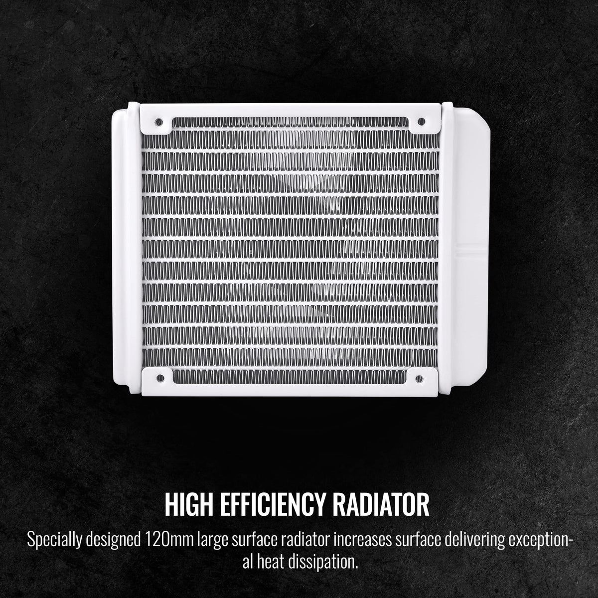 Thermaltake TH120 ARGB Motherboard Sync Snow Edition Intel LGA1700 Ready/AMD AM5 All-in-One Liquid Cooling System 120mm High Efficiency Radiator CPU