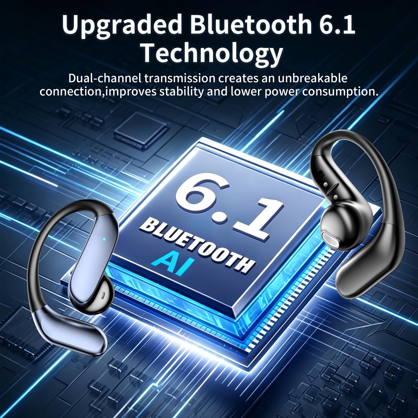 AI Translation Earbuds Real Time - Translator Headphones 198 Languages, Audifonos Traductores Inglés Español Translating Headsets Wireless Bluetooth