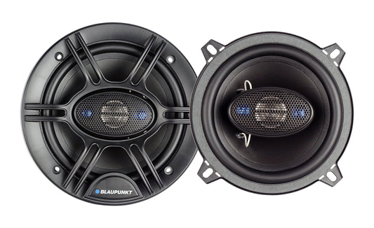 Blaupunkt 5.25-Inch 300W 4-Way Coaxial Car Audio Speaker, Set of 2