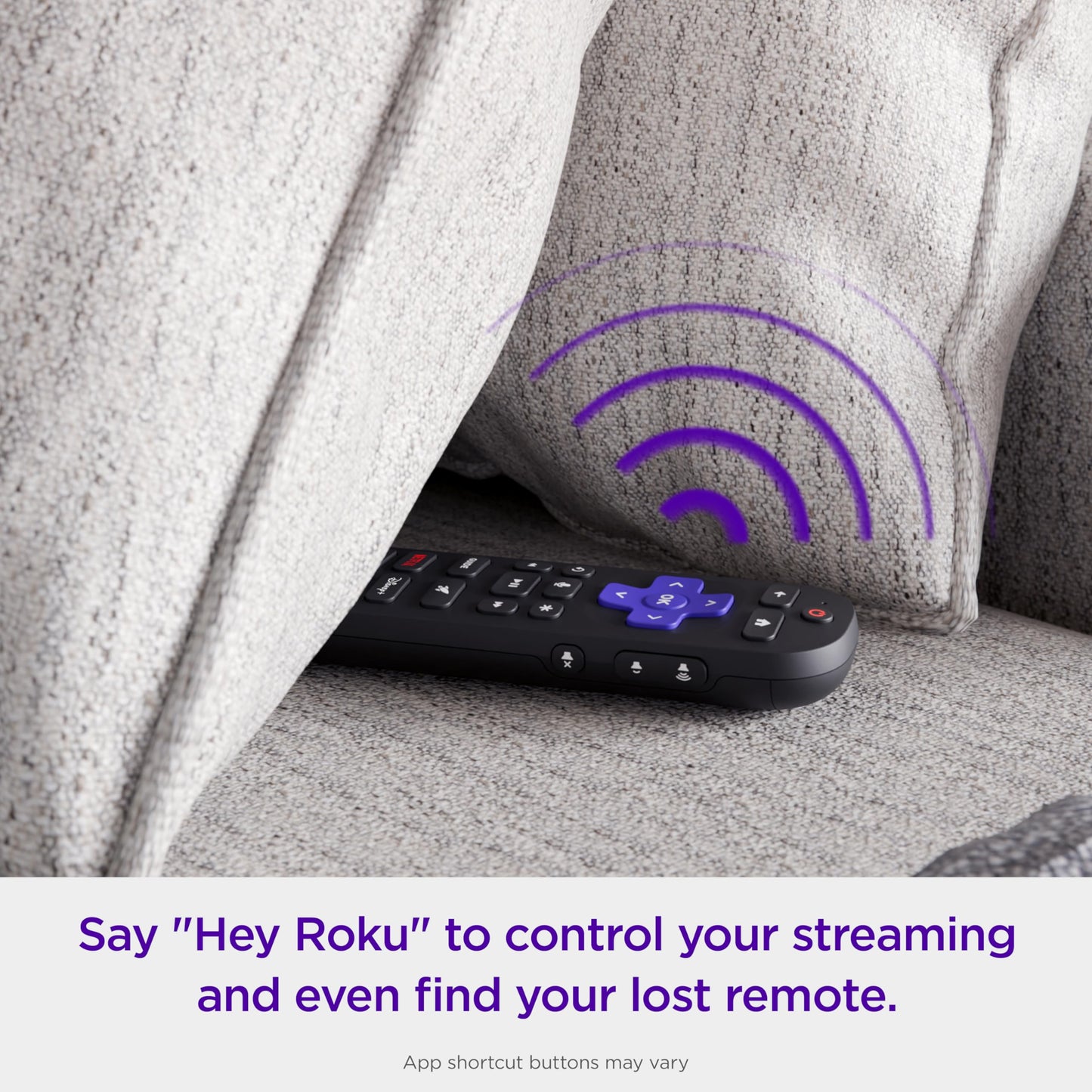 Roku Voice Remote Pro (2nd Ed.) | Rechargeable TV Remote Control with Hands-free Voice Controls, Backlit Buttons, & Lost Remote Finder - Replacement