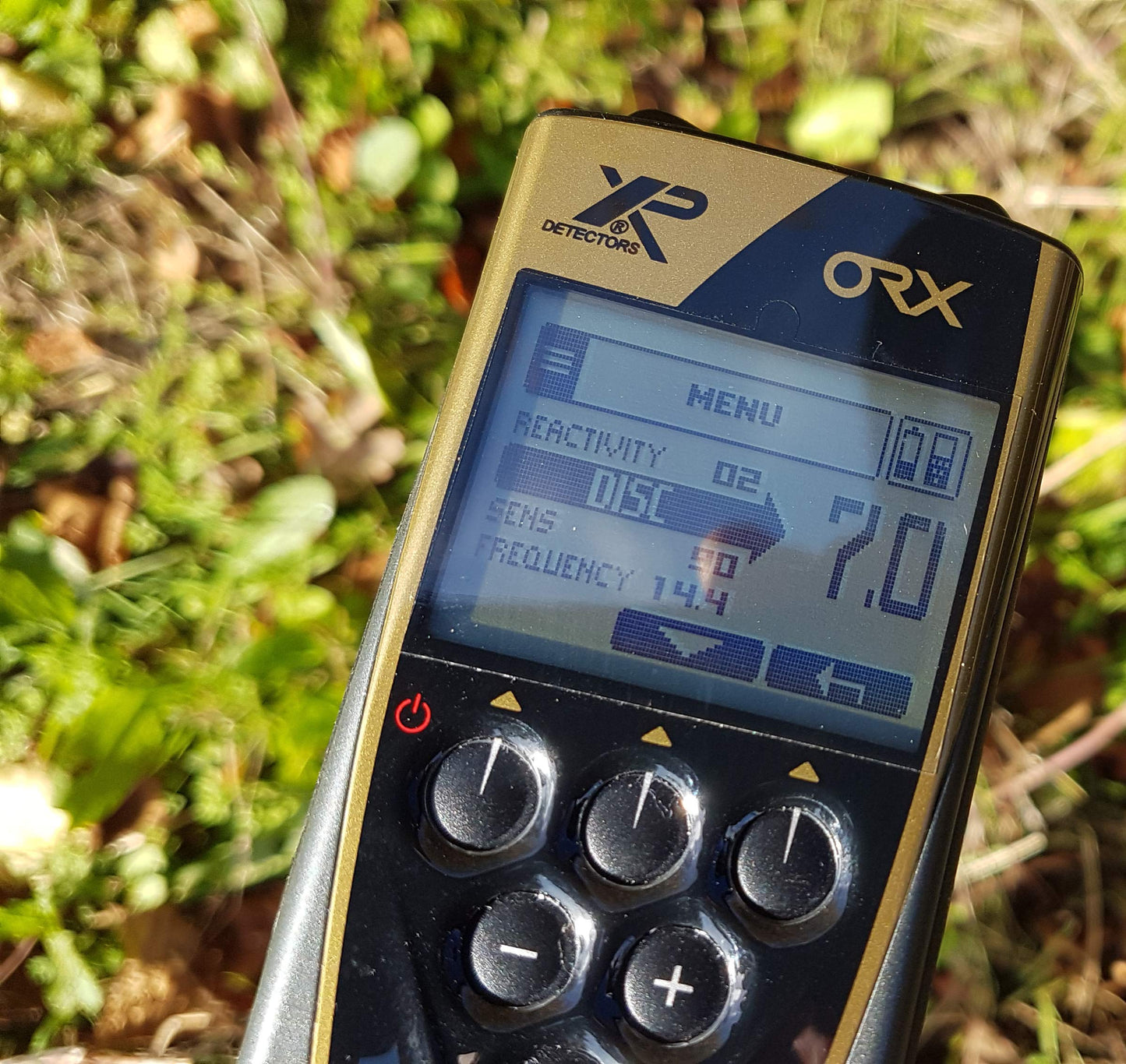XP Metal Detectors ORX Detector - Specialized in Gold Hunting - FX02 Wired Headphones, WSAUDIO Wireless Headphones, HF Coil (9'') up to 50kHz, Remote…