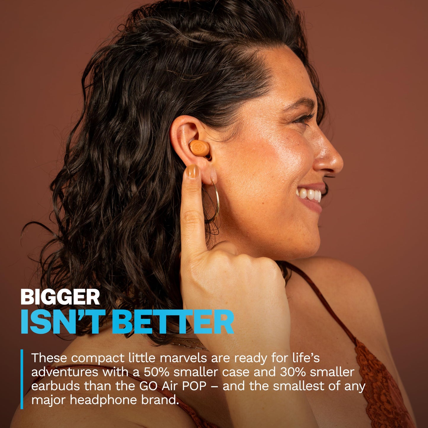 JLab JBuds Mini Tones, True Wireless Earbuds, Bluetooth Multipoint, Be Aware Audio, IP55 Sweat Resistant, 7572 W