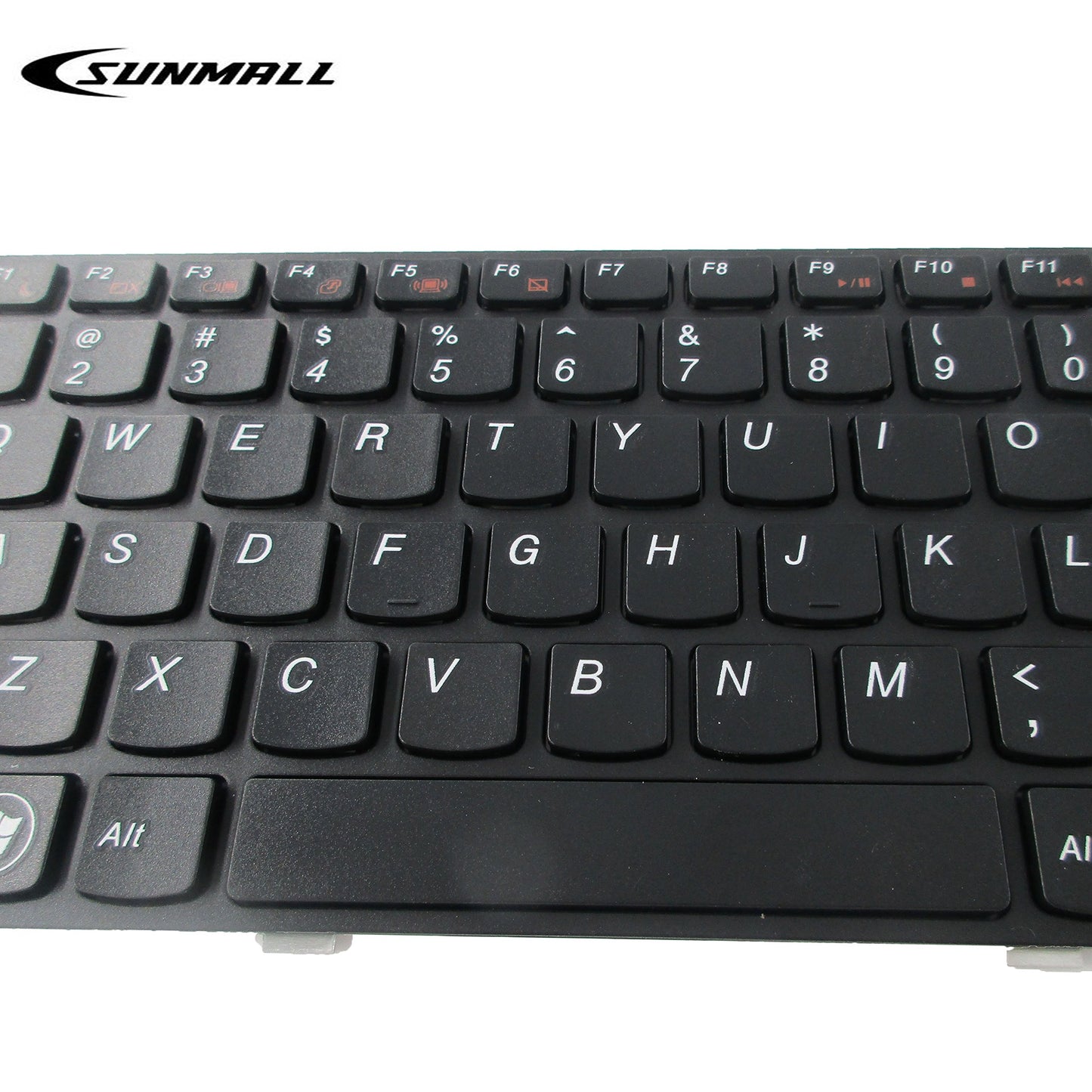 SUNMALL Keyboard Replacement with Frame Compatible with Lenovo Ideapad G580 G580A G585 G585A V580 V585 Z580 Z580A Z585 Z585A N580 N581 N585 N586