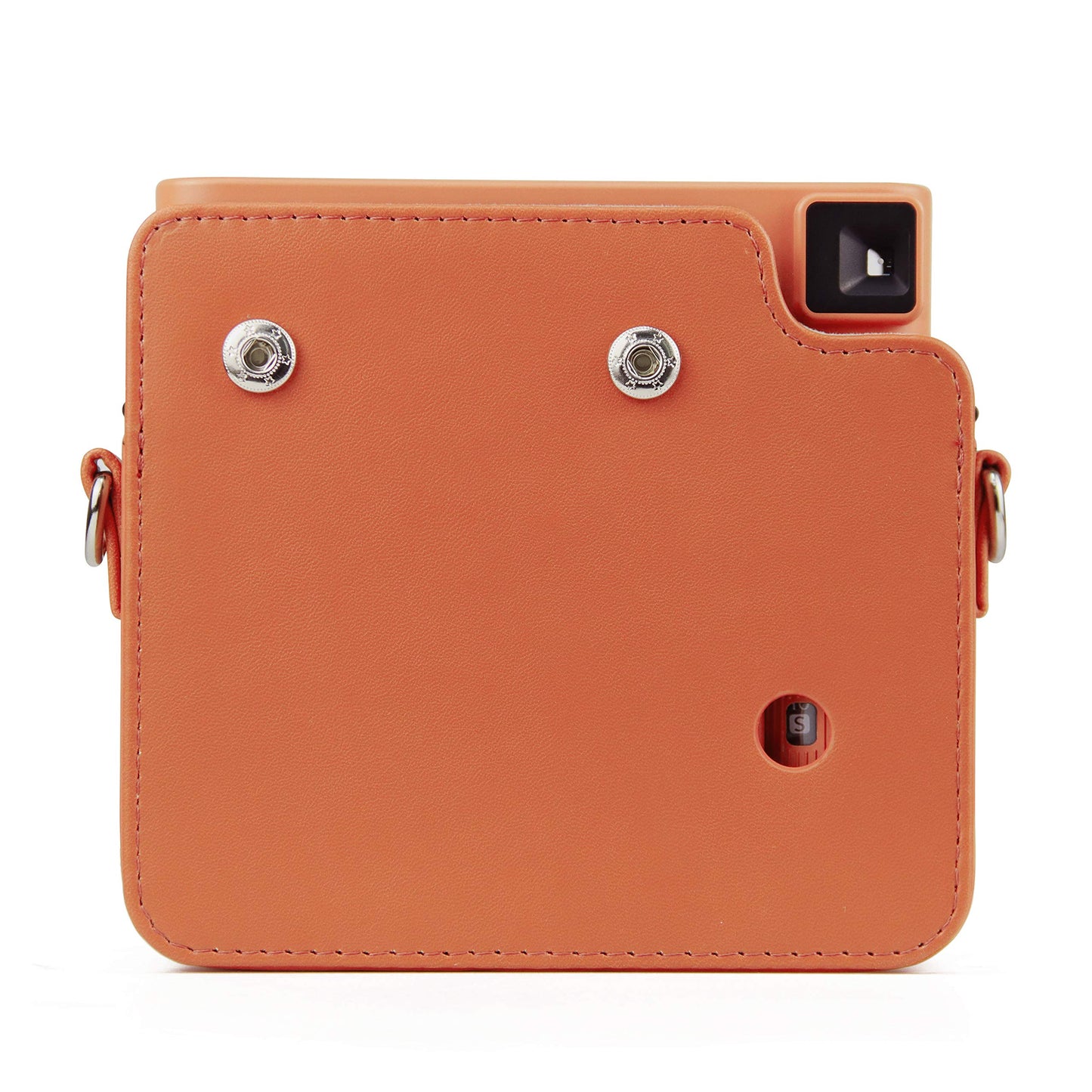 Epicgadget Case for Fujifilm Instax Square SQ1 Camera, PU Leather Compact Case Bag with Adjustable Shoulder Strap for Fuji Film instax SQ1 (Terracotta