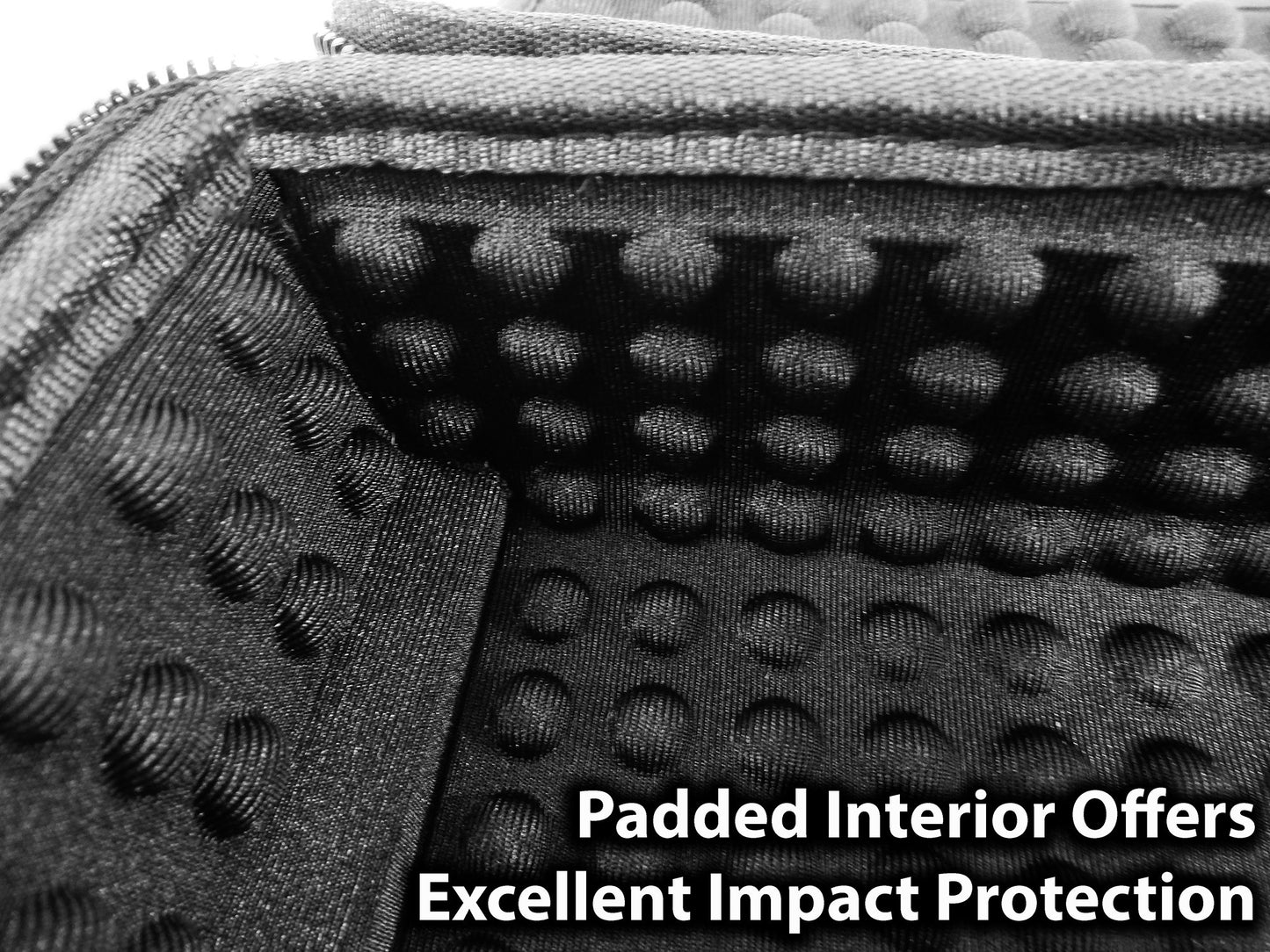 CASEMATIX Padded Microphone Case Compatible with AT2020 USB, AT2020USB Plus, AT2035, AT2050, AT4033A, AT4040, AT4050, ATR2500 USB with Windscreen and