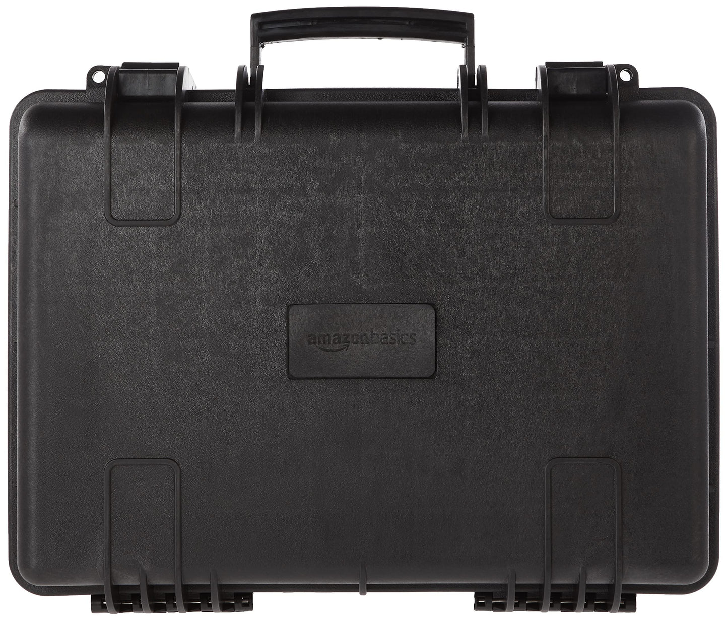 Amazon Basics Portable Hard Camera Case for DSLR Equipment, Customizable Fit, Protective Water Resistant, Medium, Black, 18"L x 14"W x 6"H