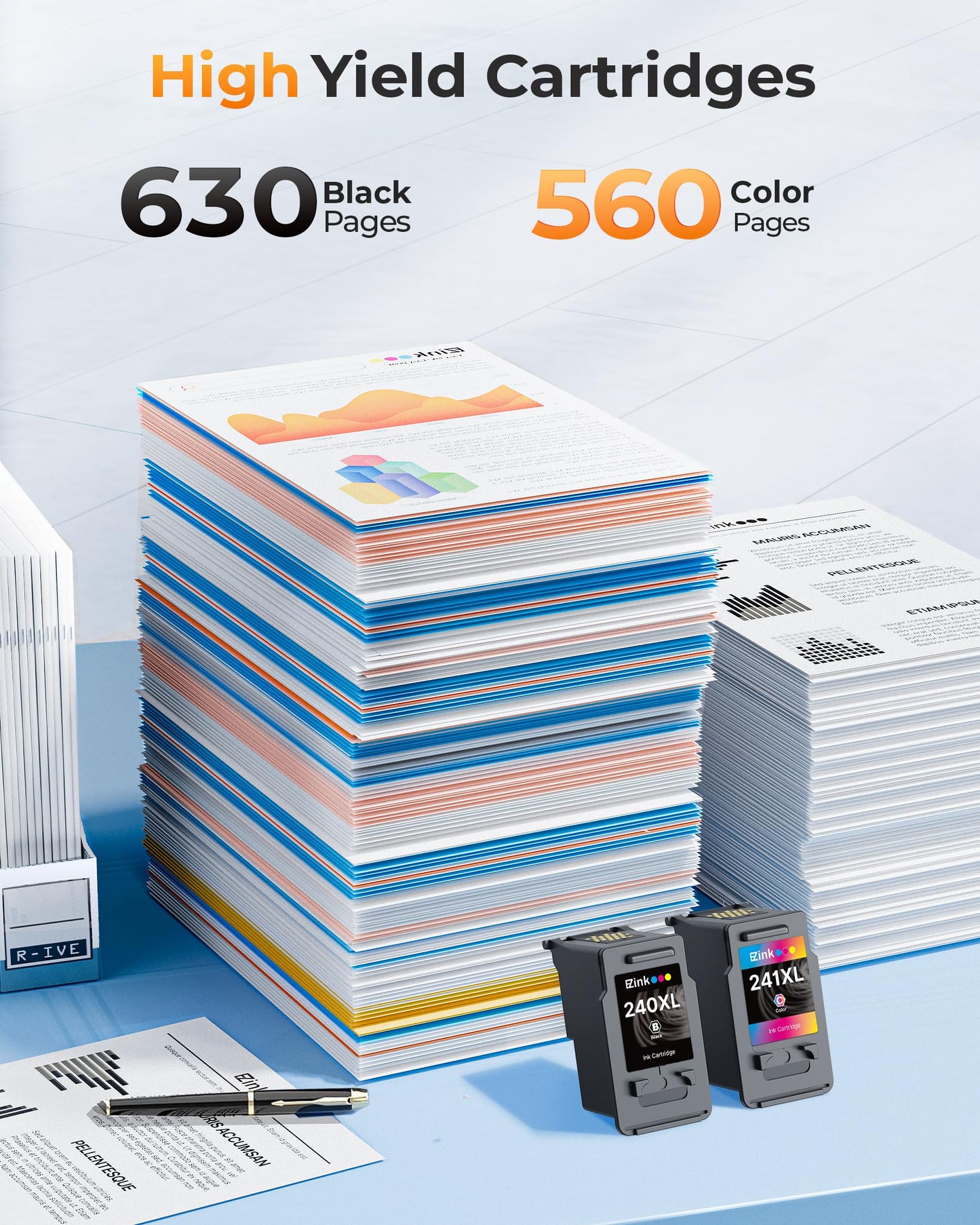 E-Z Ink PG-240XL/CL-241XL Replacement for Canon 240XL 241XL Ink Cartridge