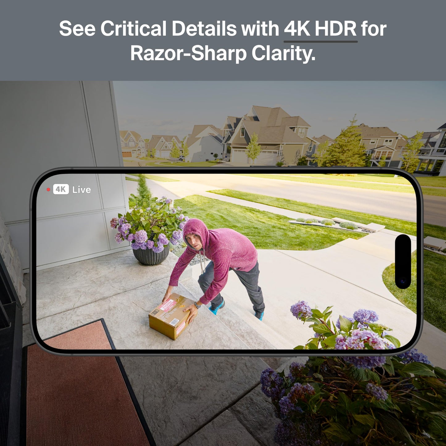 Arlo Ultra Security Camera 4K HDR (3rd Gen, 2025 Release) + SmartHub, Battery Power, Emergency Response, AI Event Captions, 1-Month Trial of Secure