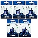 Everything But Stromboli 64GB MicroSD Azaire Memory Card & Adapter (5 Pack) Works with Action Cams & Drones, GoPro Hero Cameras, DJI Mavic, Phantom