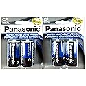 4Pc Size C Panasonic Batteries Super Heavy Duty Power Zinc Carbon
