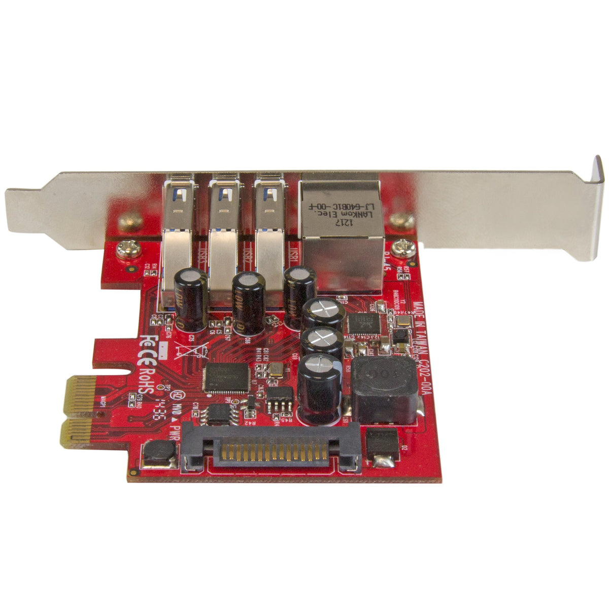 StarTech 3-Port PCI Express USB 3.0 Card, 5Gbps, TAA (PEXUSB3S3GE)