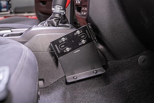Rugged Ridge Race Radio Mount for Jeep Wrangler JL | Steel, Black | 13551.06 | Fits 2018-2025 Jeep Wrangler JL