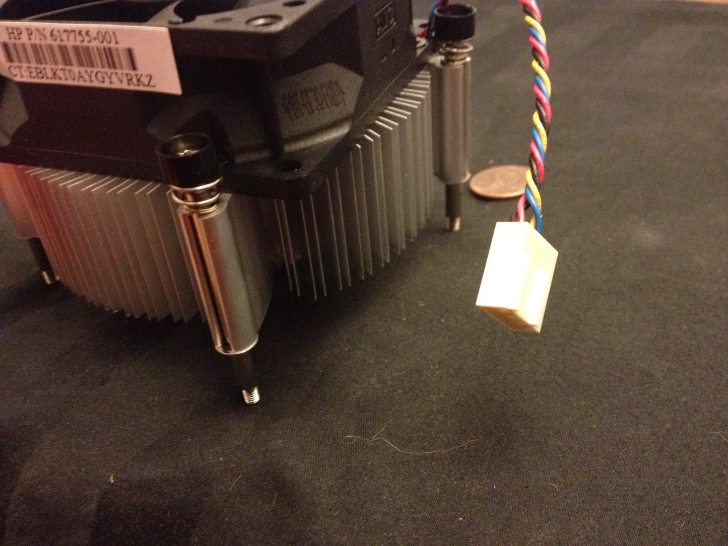 caryshop CPU Heatsink & Fan Cooler Socket AVC for H/p 617755-001 Intel Hp Led
