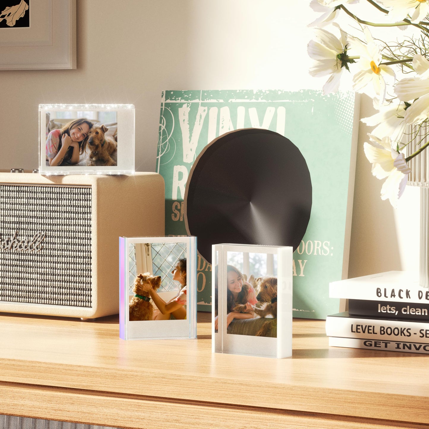 WINKINE Polaroid Frame for Photos, Instax Film Frame for Fujifilm Instax Mini Polaroid Film, Small Picture Frames 2x3, Baby Photo Frames