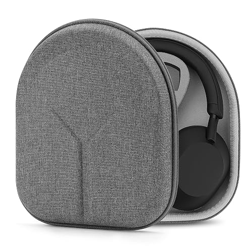 Geekria Shield Headphones Case Compatible with Sony WH-CH720N, WH-1000XM5, WH-1000XM4, WH-XB910N, Replacement Hard Shell Travel Carrying Bag