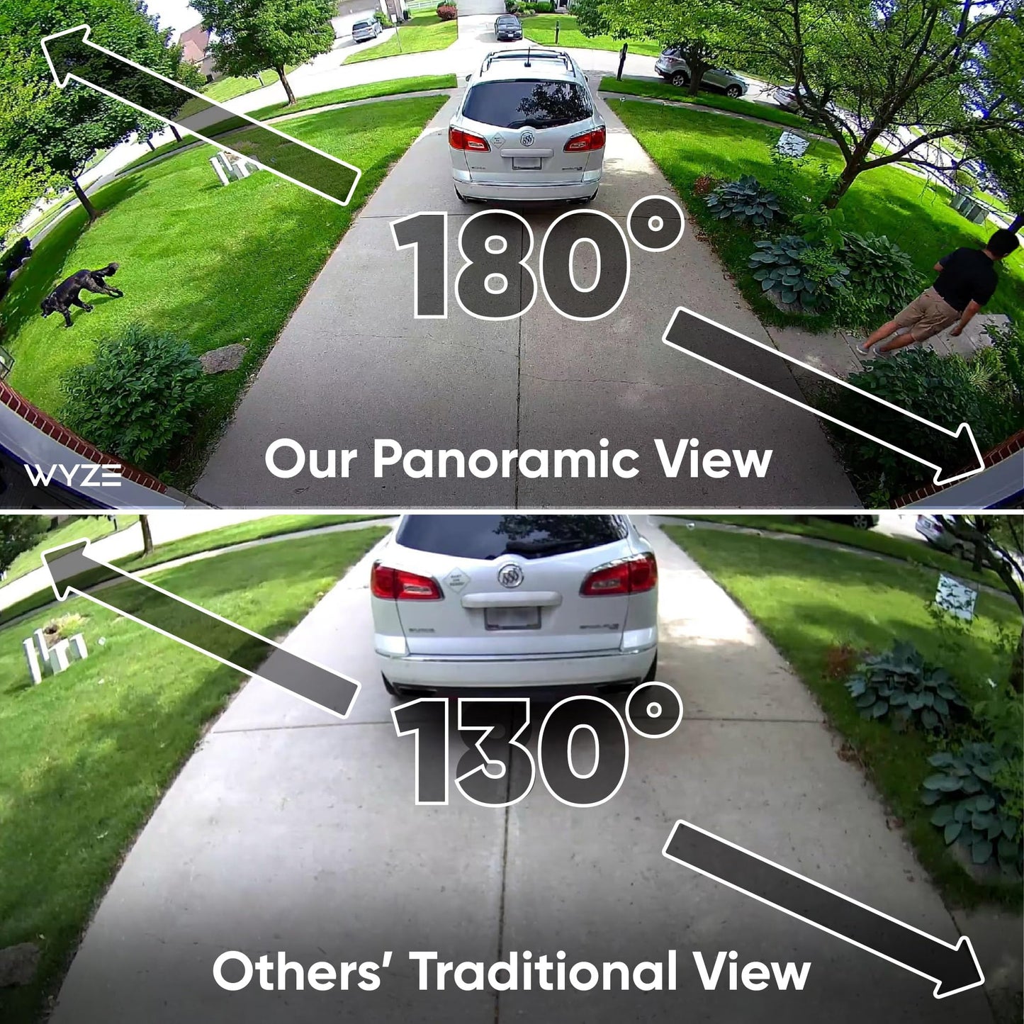 WYZE Floodlight Camera Pro, 3000-Lumen LEDs, 180° Wide View, 2K HD Outdoor Security Camera, Motion Detection, 105dB Siren, Cloud & Local Storage
