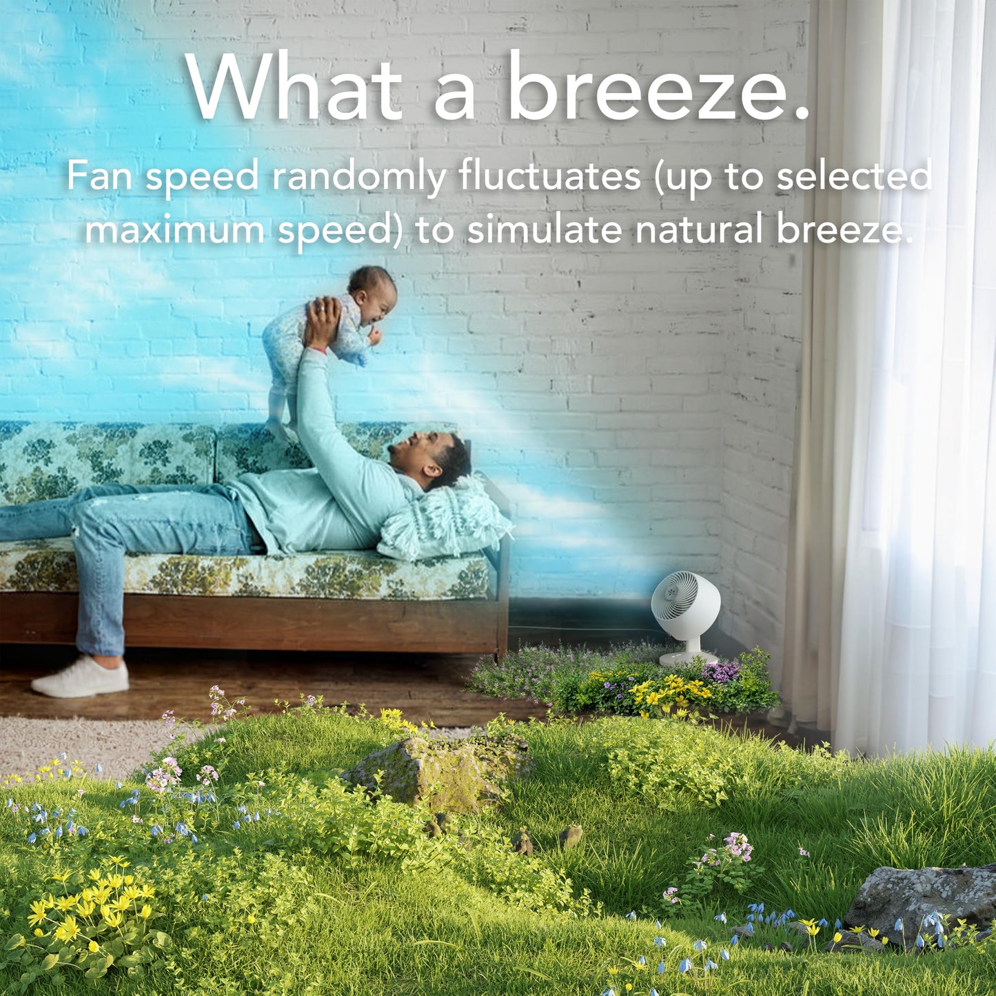 Vornado OMNIO™ 7 Medium Air Circulator, OmniWave™ Oscillation, Remote