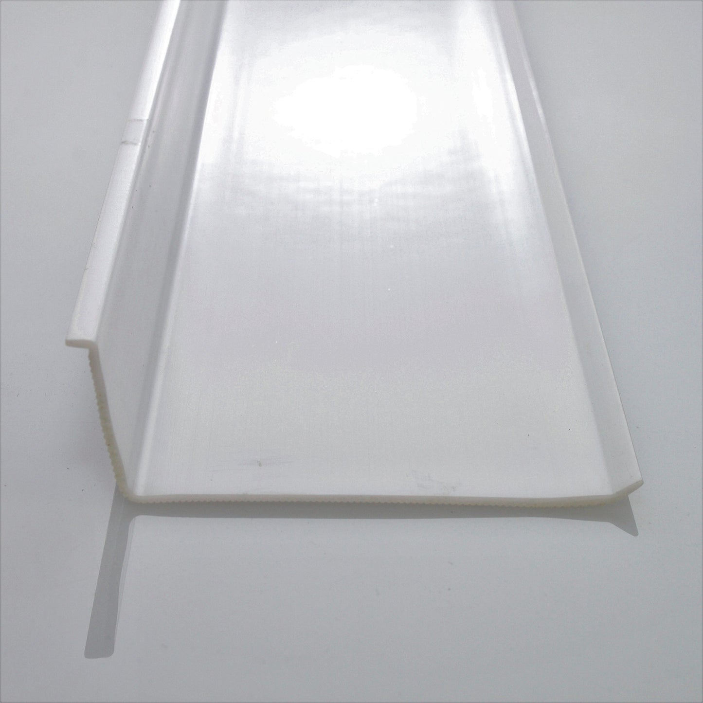 Beam Lighting Under Cabinet Light Cover Replacement | White Ribbed Acrylic Diffuser (L-Shaped, 33")