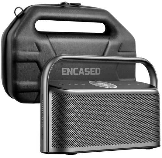 ENCASED Travel Case for Soundcore Motion X600 Bluetooth Speaker - Protective EVA Hard Shell with Carrying Handle (Black)