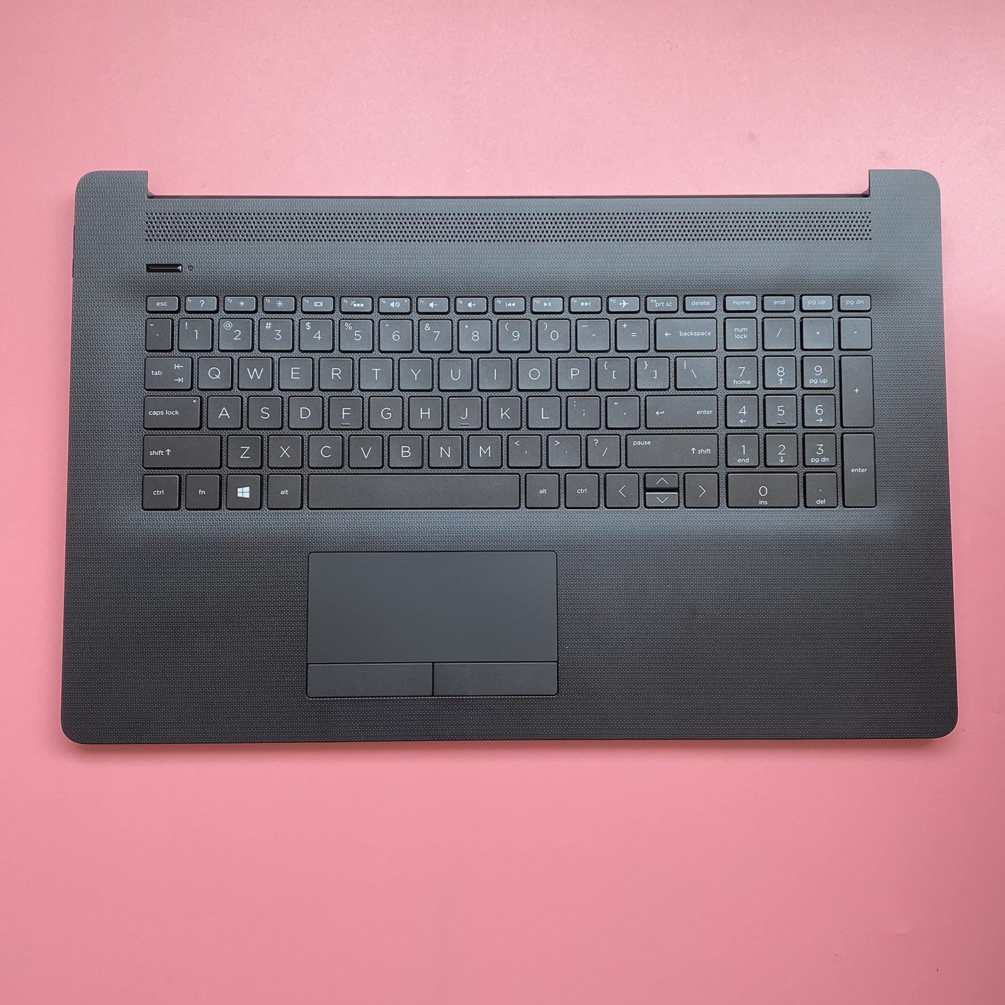 Replacement for HP Pavilion17BY 17-by 17CA 17-CA Laptop Upper Case Palmrest Non-Backlit Keyboard Touchpad Assembly Part L22751-001 6070B154670