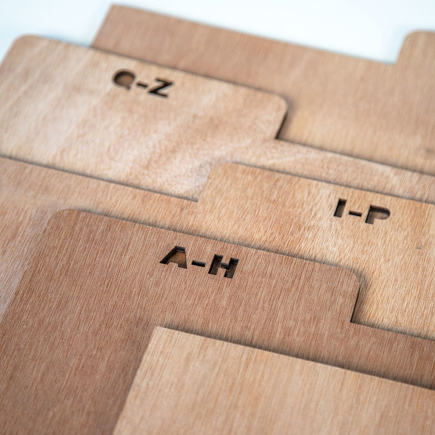 Crosley AC1045A-NA A-Z Wooden Crate Dividers (Set of 5), Natural