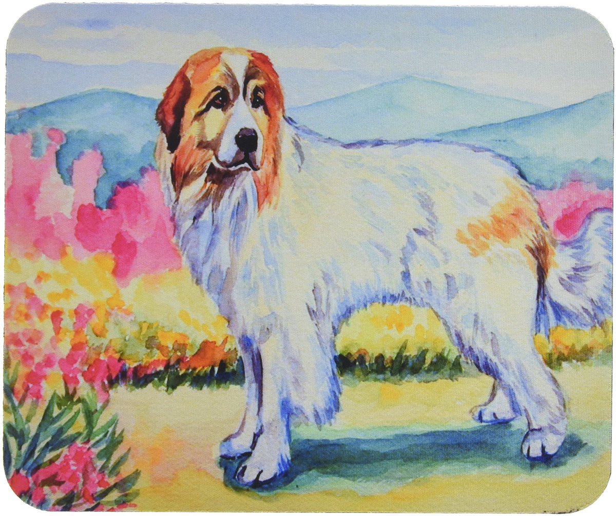 Caroline's Treasures 7130MP Great Pyrenees Mouse Pad, Hot Pad or Trivet for Home Office Gaming Working Computers Laptop Mouse Mat,Washable Large