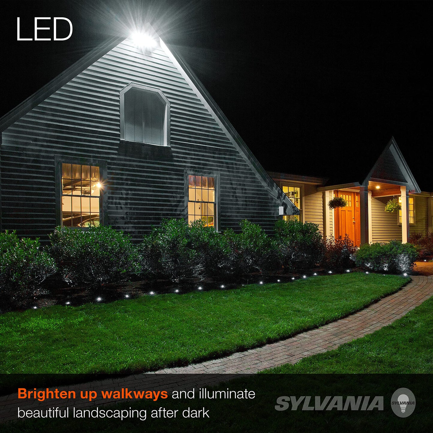 Sylvania PAR38 High Output Flood LED Light Bulb, 250W = 23W, Wet Rated, Universal Voltage, Non-Dimmable, Medum Base, 2650 Lumens, 3000K Neutral White
