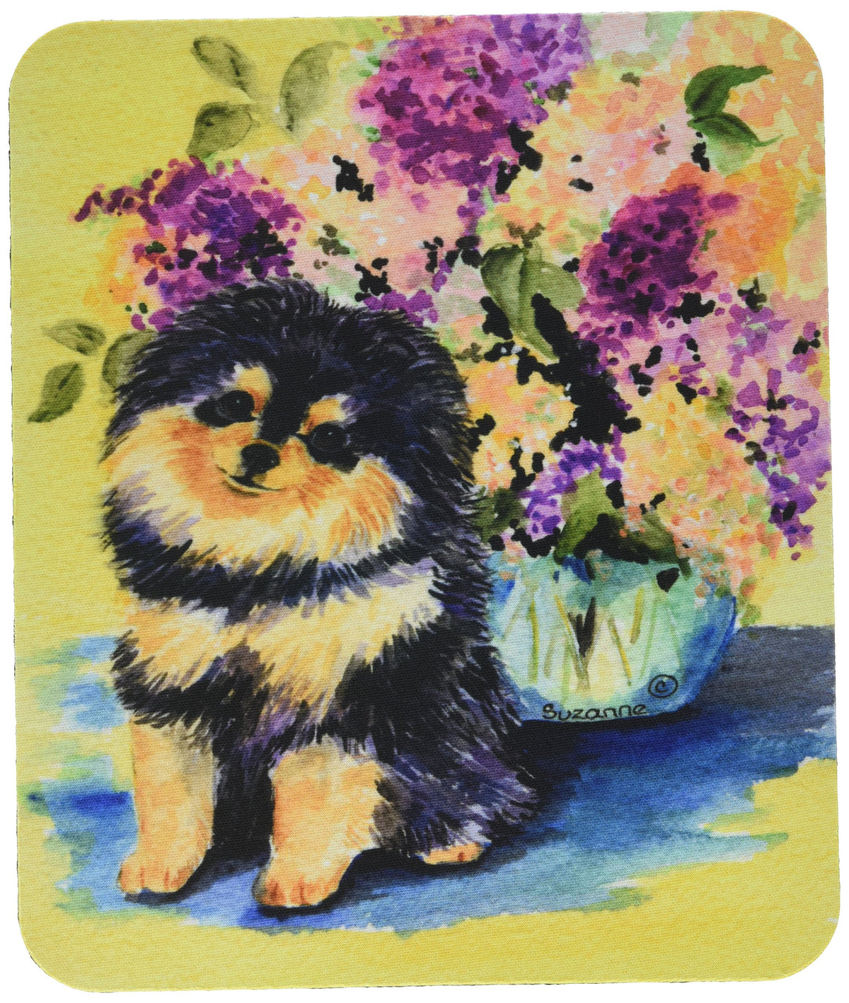 Caroline's Treasures SS8290MP Pomeranian Mouse Pad/Hot Pad/Trivet, Large, Multicolor