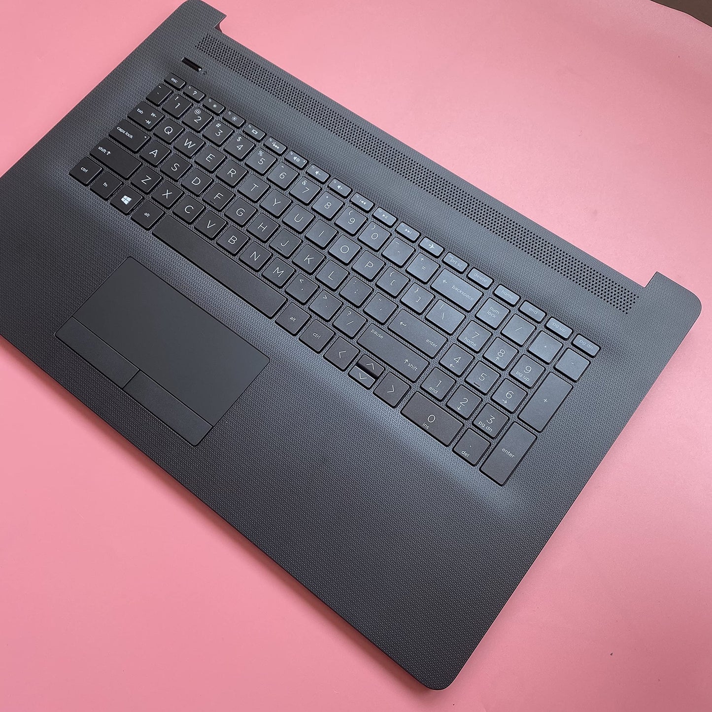 Replacement for HP Pavilion17BY 17-by 17CA 17-CA Laptop Upper Case Palmrest Non-Backlit Keyboard Touchpad Assembly Part L22751-001 6070B154670