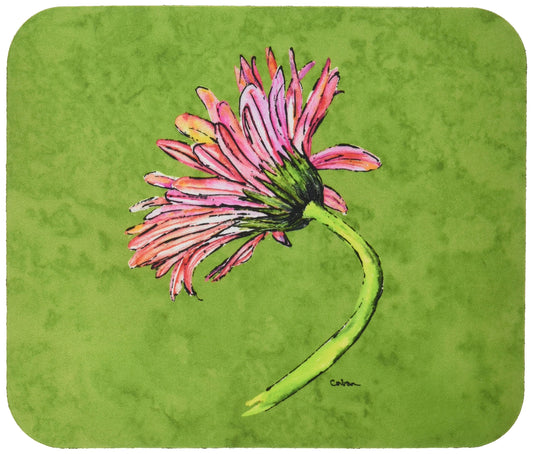 Caroline's Treasures 8853MP Gerber Daisy Pink Mouse Pad, Hot Pad or Trivet for Home Office Gaming Working Computers Laptop Mouse Mat,Washable Large