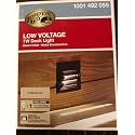Hampton Bay Low Voltage 7-Watt Black Halogen Half Brick Deck Light