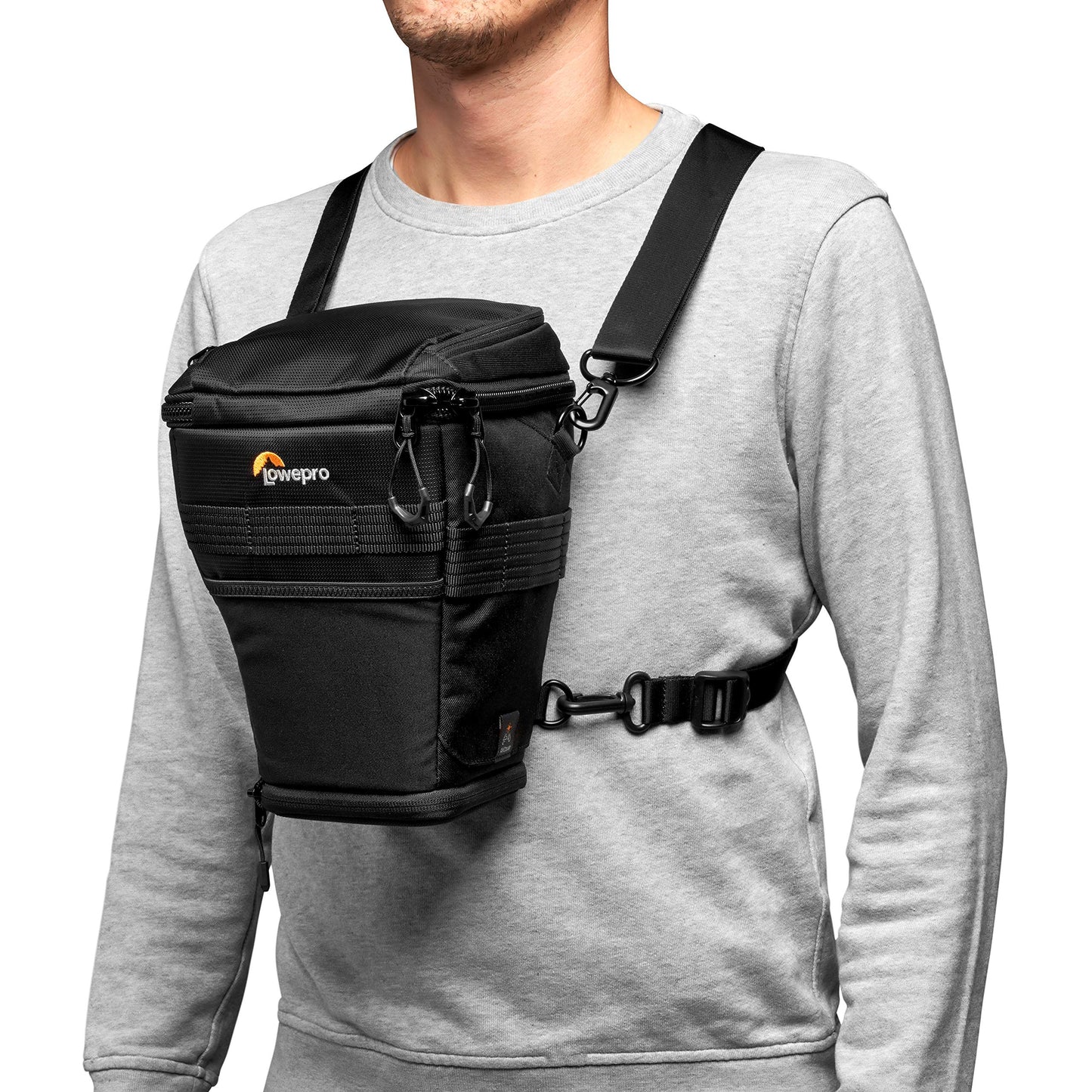 Lowepro ProTactic TLZ 70 AW DSLR toploader - Expand to Hold up to 24-70mm f/2.8 and Lens Hood with Portrait Grip - Camera Gear to Personal belongings