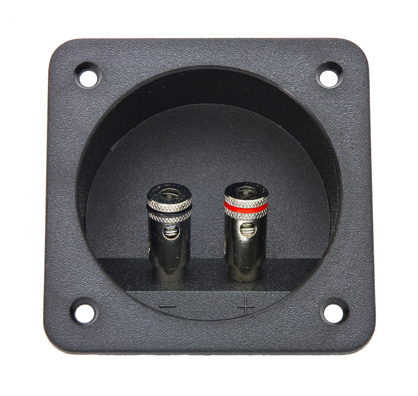 Atrend C-Type Spring Loaded/Nickle Plated Speaker Terminal - Impact Resistant ABS Plastic - Universal Wire Terminals - Works for Both Speaker Boxes