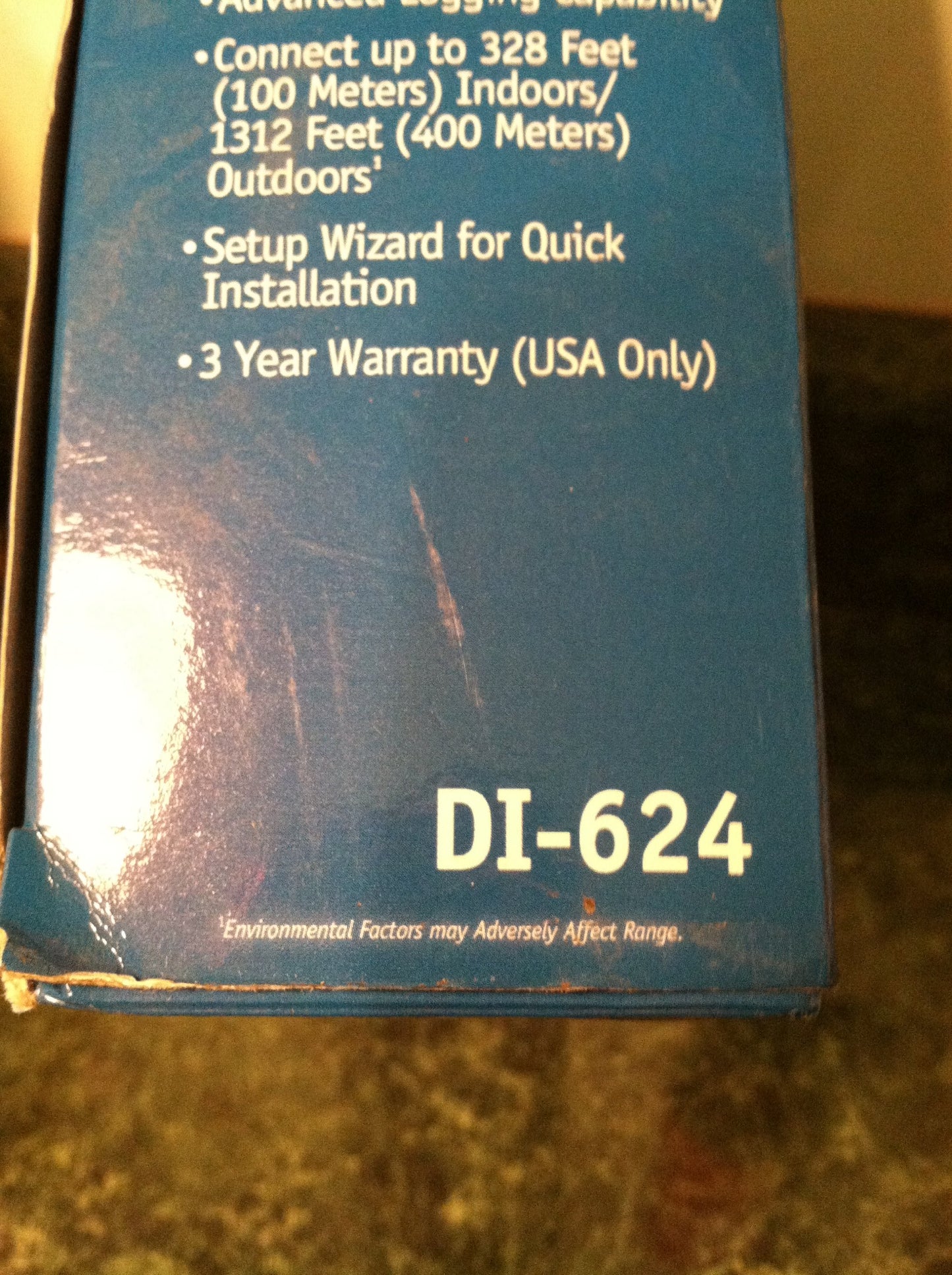 D-Link DI-624 Wireless Cable/DSL Router, 4-Port Switch, 802.11g, 108Mbps
