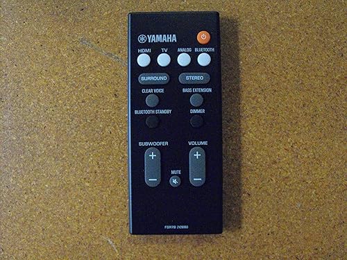Genuine Yamaha Home Theater Remote Control Part Number ZV289600