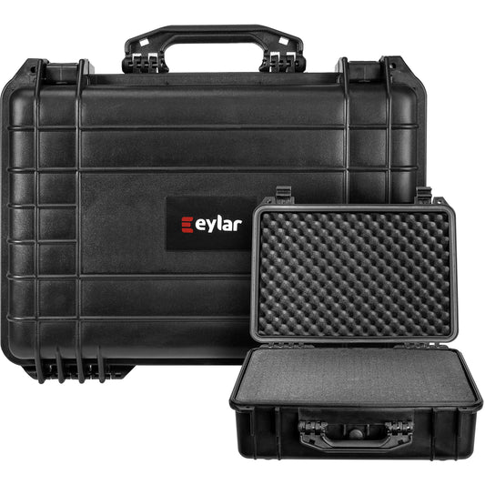 Eylar 18.5 inch Protective Gear, Camera, Tools, Equipment Hard Case Waterproof w/Foam Black