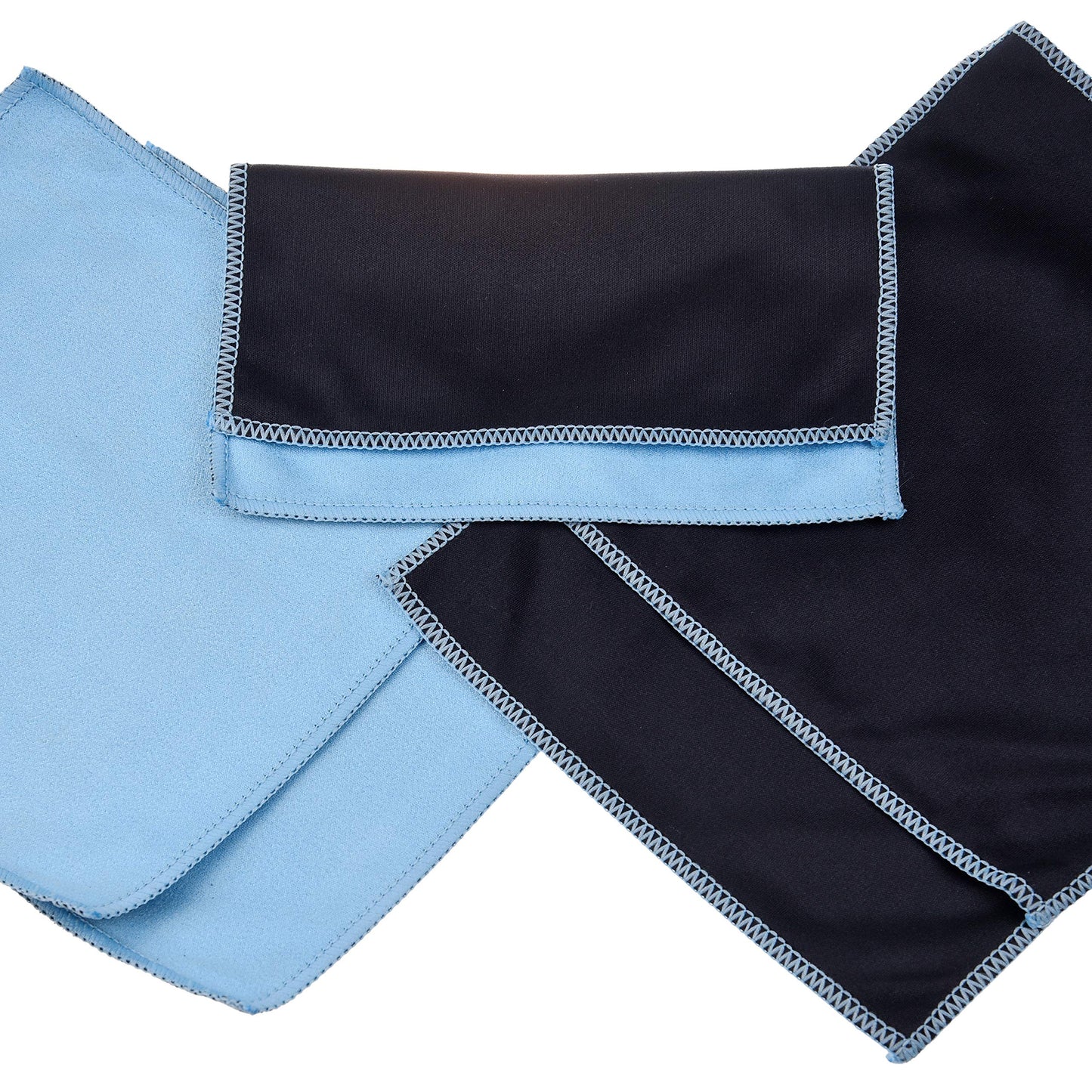 Kare & Kind 5X Microfiber Cleaning Cloths - Double-Sided - for Cleaning Glasses, Eyeglasses, Camera Lens, iPad, Tablet, Smartphone, Laptop, Computer