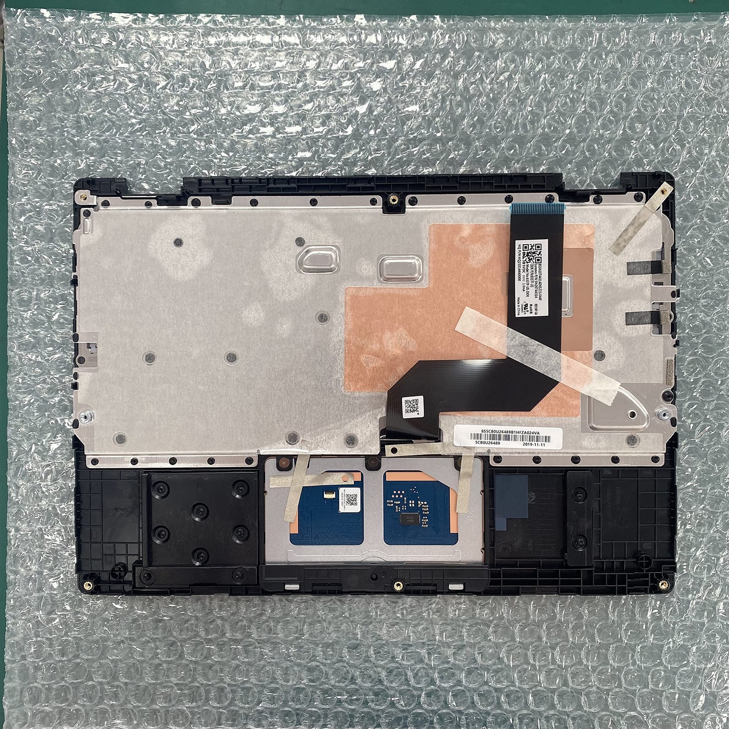 F-HONG ELECTRONIC CO LIMITED New Genuine Replacement for Lenovo Chromebook 100E 2nd Gen MTK Laptop Upper Case Palmrest Keyboard Touchpad Assembly Part
